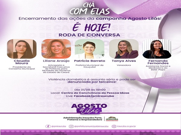 É HOJE!!

CHÁ COM ELAS